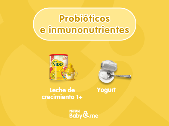 Agrega probióticos e inmunonutrientes a la dieta diaria de tu bebé