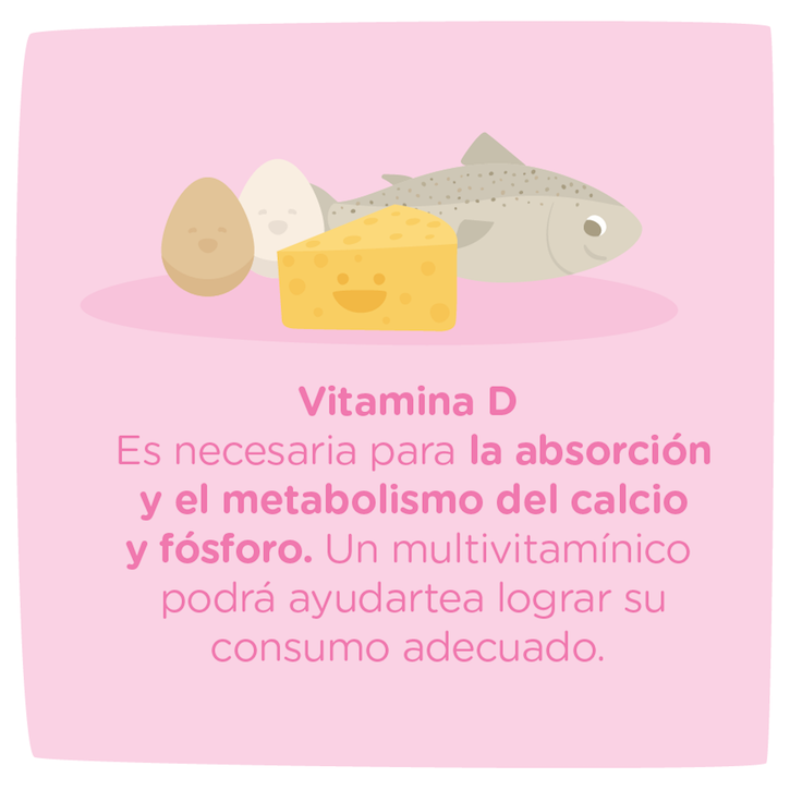 Uno de los beneficios de consumir vitamina D en el embarazo es que es necesaria para la absorción y metabolismo del calcio y fósforo