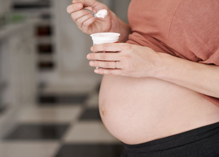 nutrientes y probióticos para el embarazo