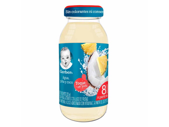 Gerber® Bebida Hidratante Agua, piña y coco Etapa 3 de 230ml
