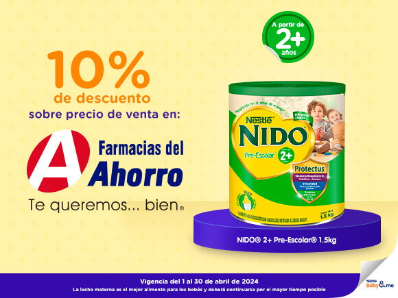 Promociones - NIDO Pre-escolar - Farmacias del Ahorro