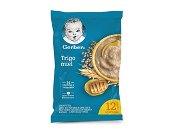 Gerber® Cereal infantil: Trigo-Miel - Etapa 2