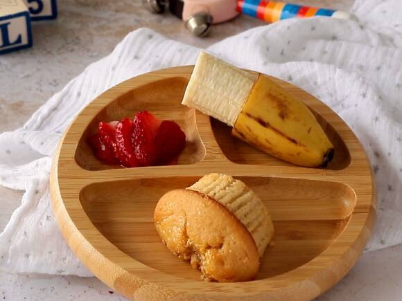 Muffin de plátano y zanahoria