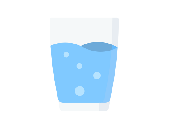 Icono agua o soluciones de rehidratación oral