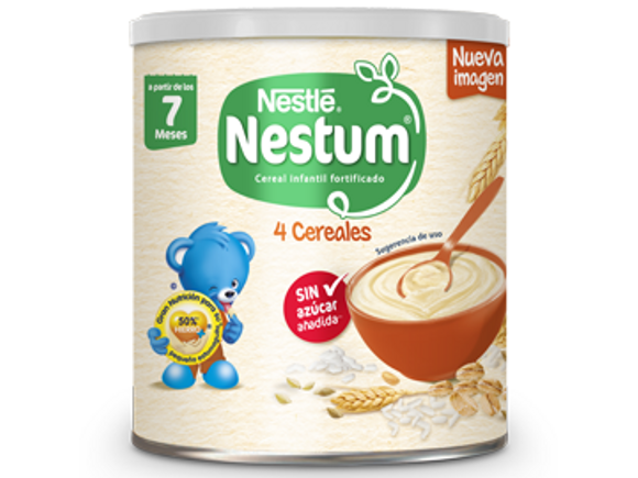 Nestlé® NESTUM® 4 cereales 7 meses