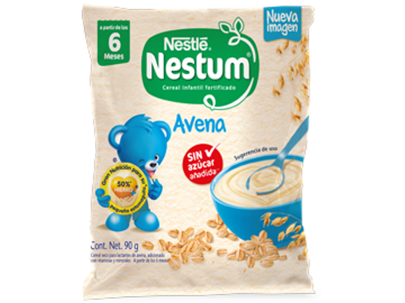 Nestlé® NESTUM® Avena 6 meses, bolsita