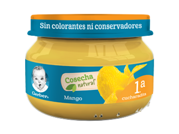 Gerber® Cosecha Natural Mango Papilla 71g x12