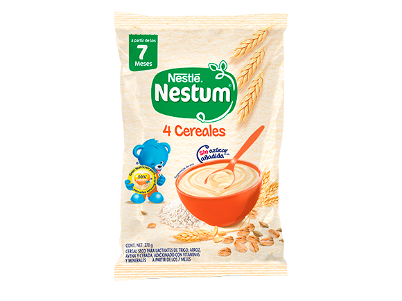 Nestlé® NESTUM® 4 cereales 7 meses
