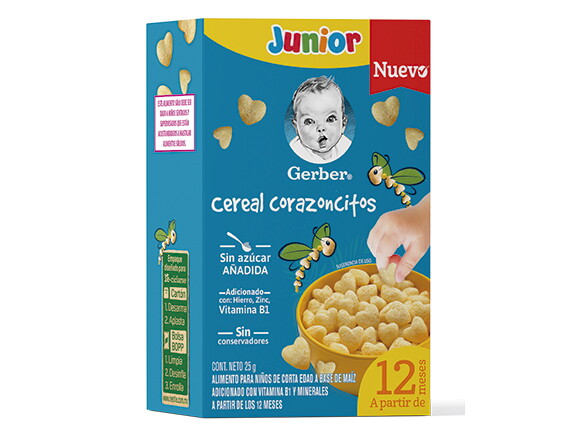Gerber ® Cereal infantil, Coranzoncitos
