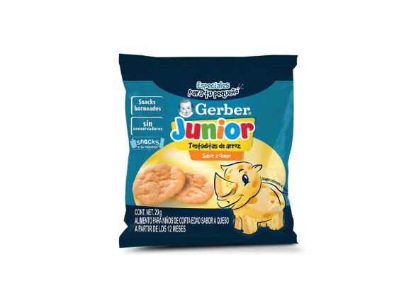 Gerber® Snacks Tostaditas Queso 20g