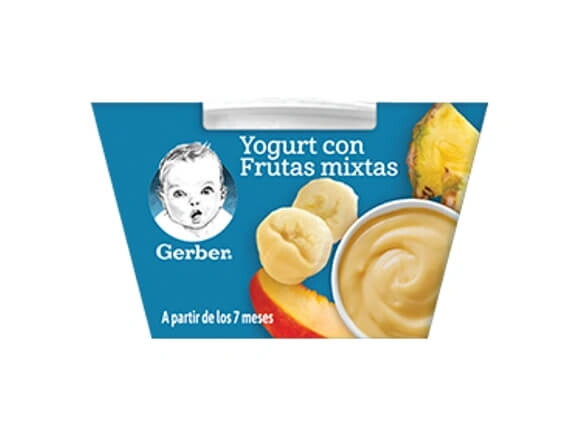 Gerber® Cosecha Natural Frutas Mixtas Yogurt 115g