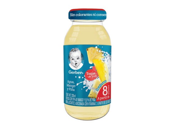 Gerber® Bebida Hidratante Toque de Fruta de Mango y Piña Etapa 3 de 230ml