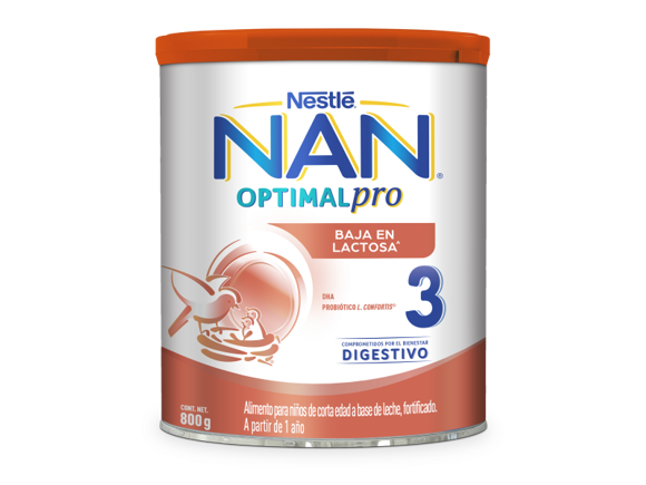 NAN 3 Optimal Pro Baja en Lactosa