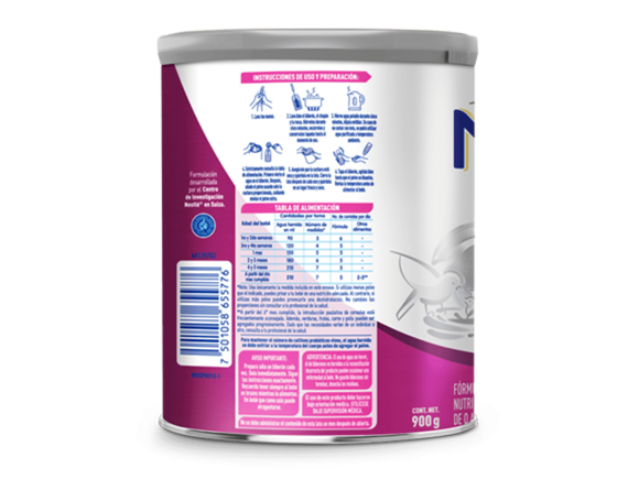 Fórmula de continuación Nestlé Nan optimal pro 2 con hierro y probióticos  1.5 kg