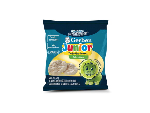 Gerber® Snacks Tostaditas Limón 20g
