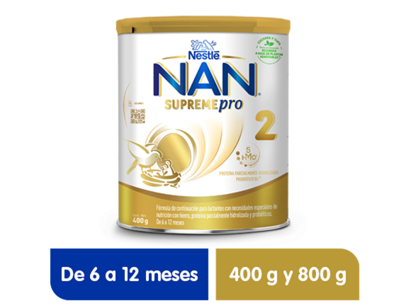 Nan Nestlé Supreme Pro 2 Leche de Continuación en Polvo, 800g