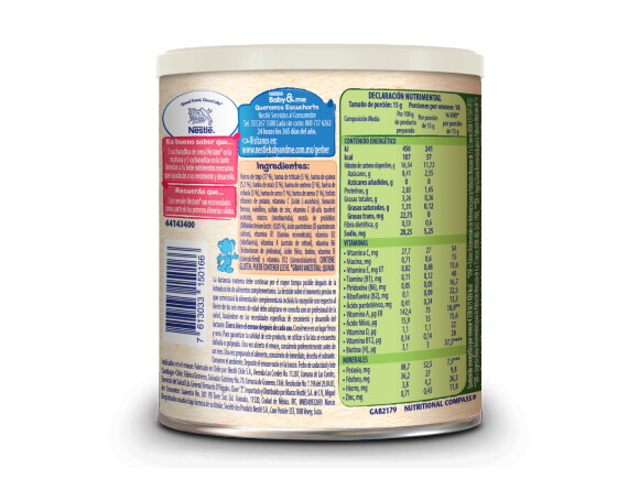 NESTUM® Nestle Cereal Infantil, 8 cereales, Etapa 10 meses, Lata 270g 
