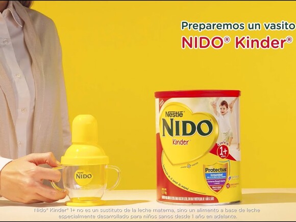 ¿Cómo preparar un vasito de NIDO® Kinder 1+?