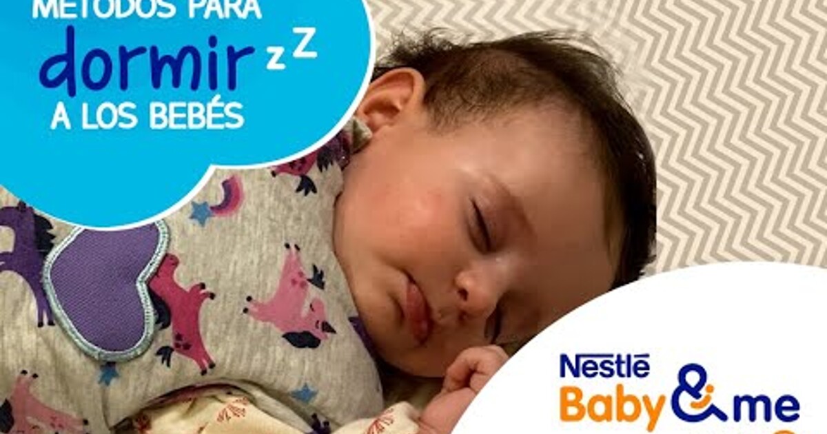 esposa Poder Monje Métodos para dormir a los bebés | Nestlé Baby and Me