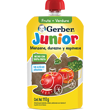 Gerber® Junior Veggie Fruit Manzana, Durazno y Espinaca Pouch 110g